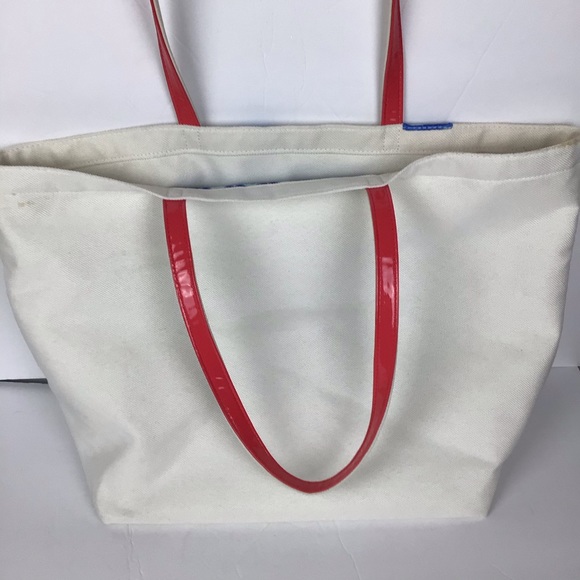 Braciano starfish canvas tote in red, white & blue - Picture 6 of 15